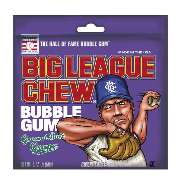 Big League Chew 60g | Shredded Bubble Gum | RBI Australia