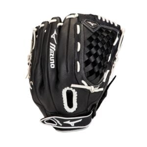 Mizuno Prospect Select 12.5" Youth Fastpitch Softball Gloves (Black)