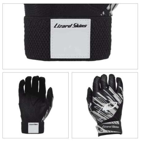 LIzard Skins Black Padded Inner Glove
