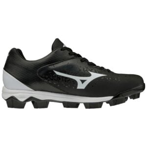 Mizuno Wave Select Nine Moulded Cleats (Black/White)
