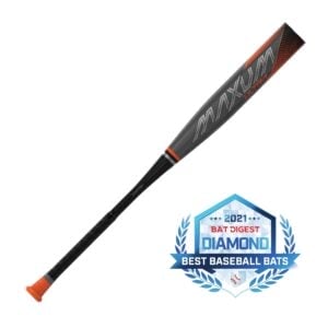 Easton Maxum Ultra -3 Composite BBCOR Baseball Bat (Grey, Orange)
