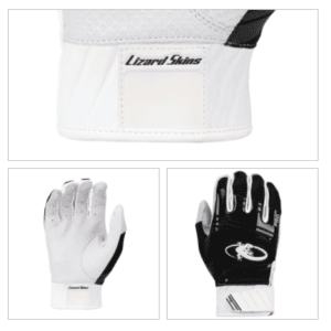 Lizard Skins Komodo Pro V2 (Jet Black/White) Batting Gloves