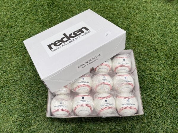 RECKEN AA Series 9 Inch Leather Baseball (Dozen)