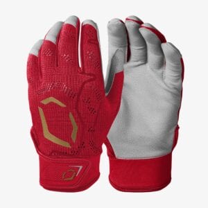 EvoShield PRO SRZ (Scarlet/Grey) Batting Gloves