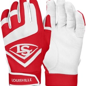 Louisville Slugger Genuine Adult (Scarlet) Batting Gloves
