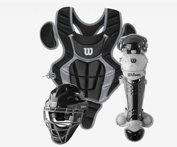 Wilson C200 Youth Catcher's Gear Kit - Black