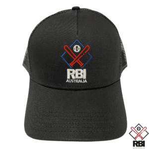 RBI Australia Black Trucker Hat