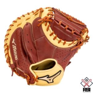 Mizuno Prime Elite 33.5" Baseball Catcher's Glove - Tan