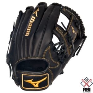 MVP Prime 11.5" Baseball Glove - Black/Gold