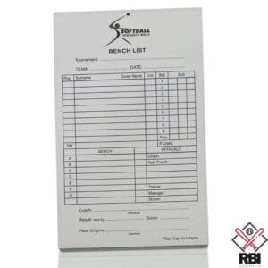 SNSW Softball Bench List