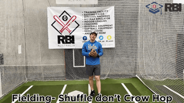 RBI Academy Fielding Drill – Shuffle Don’t Crow Hop