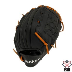 RECKEN Rook 11" Baseball Glove Basket Web Black/Orange