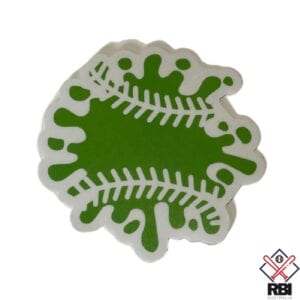 RECKEN Helmet Sticker Green Baseball/Softball