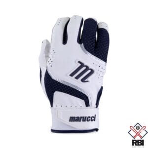 Marucci Code Adult Batting Gloves - White/Navy