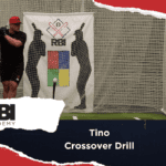Tino demonstrating the crossover drill