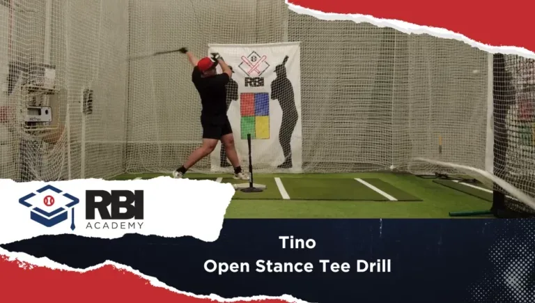 Open Stance Tee Drill | RBI Academy Hitting Drills