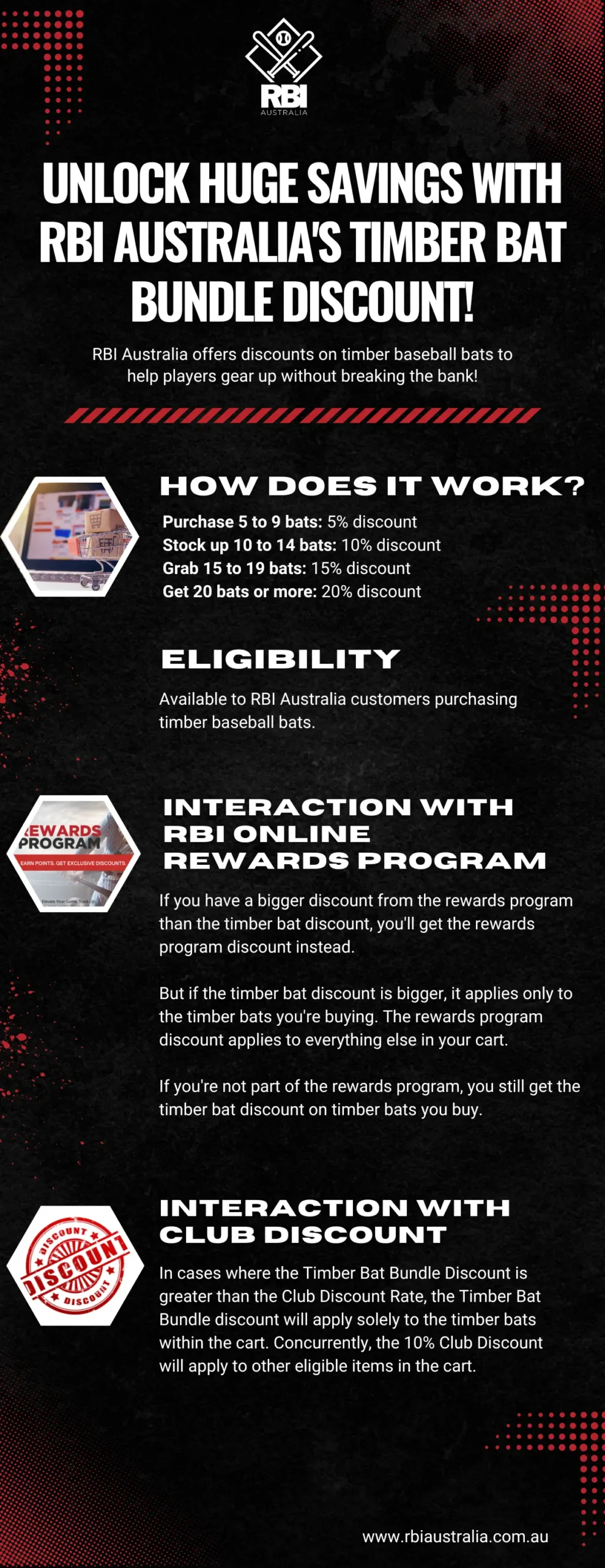 timber bats bundle discount - how it works and how it works when combined with other discount program