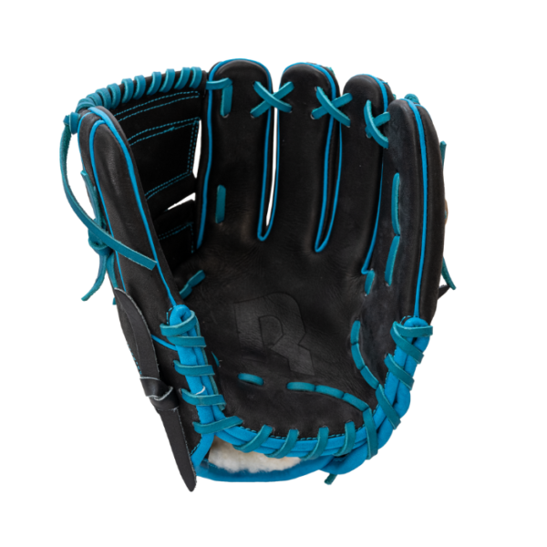 Recken Pro Series 12" RHT Baseball Glove (Black/Blue) - Image 2