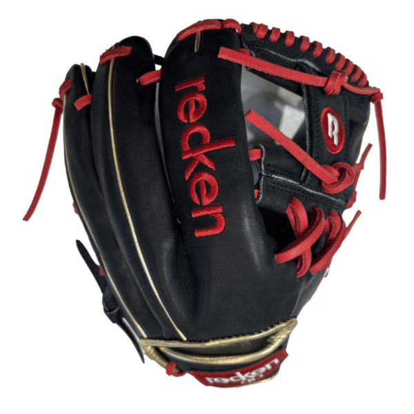 RECKEN Pro Series 12" RHT Baseball Glove - Red/Black/Gold