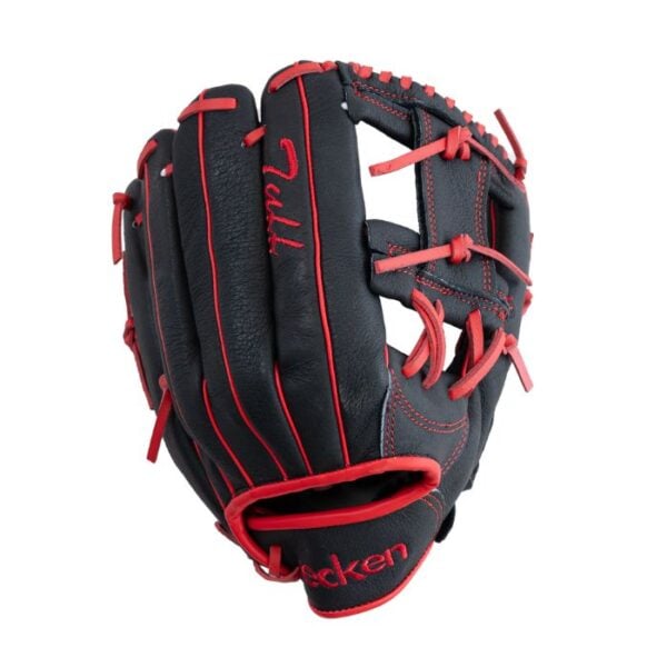 RECKEN Tuff 11.5" I-Web Baseball Glove (Black/Red)
