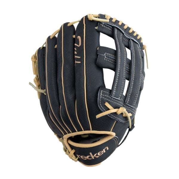 RECKEN Tuff 12" H-Web Baseball Glove  (Black/Tan)