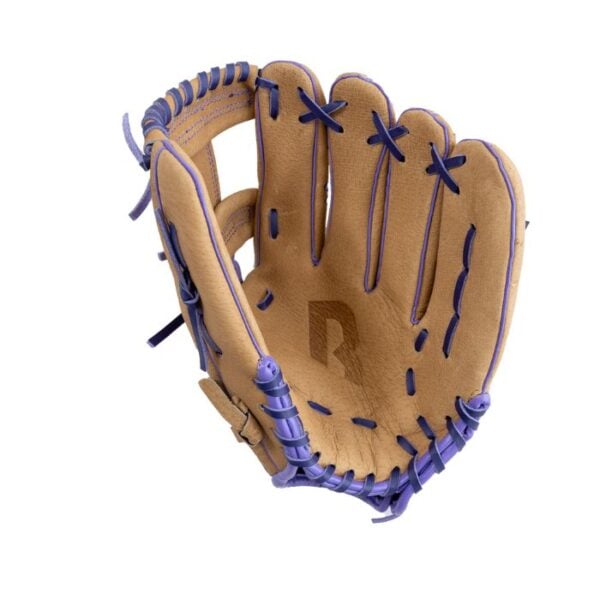 RECKEN Tuff 11.5" I-Web Baseball Glove (Tan/Purple) - Image 2
