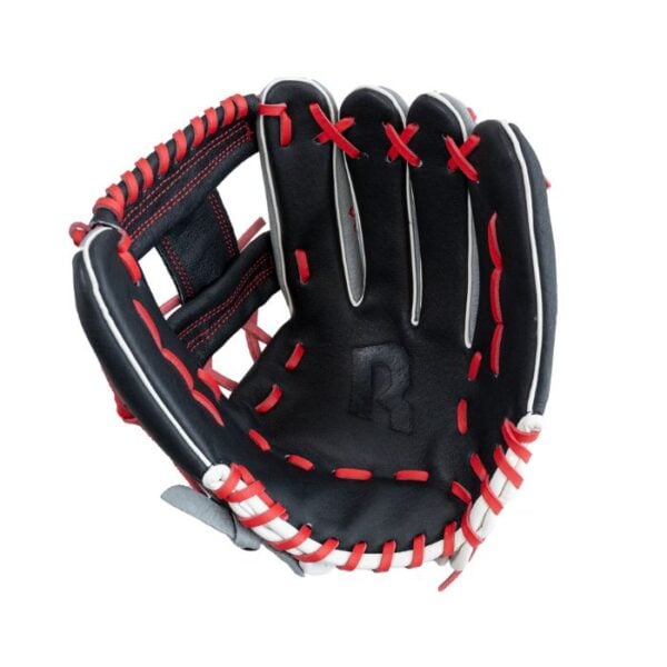 RECKEN Tuff 11.5" I-Web Baseball Glove (Grey/Black/Red) - Image 2
