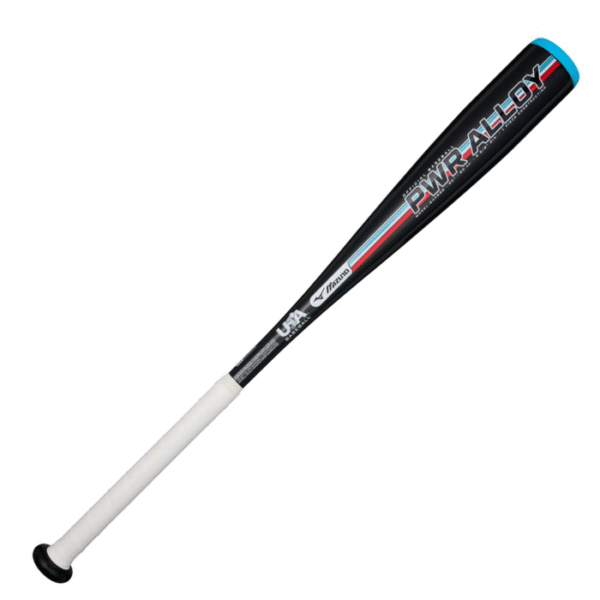 Mizuno PWR Alloy -10 Youth Baseball Bat (Black/Red) - Image 2