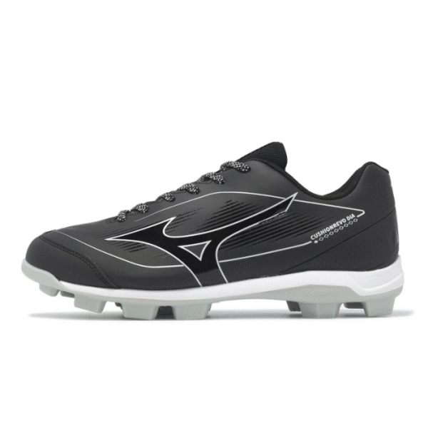 Mizuno CushionRevo Dia Moulded Cleats | Black / White - Image 2