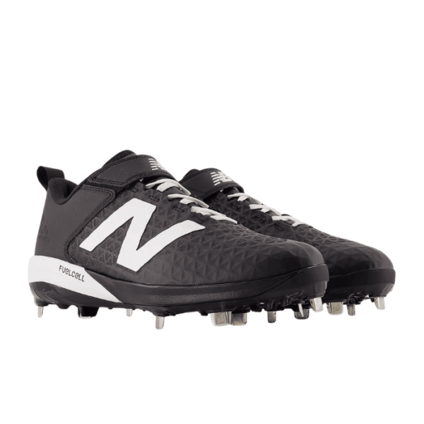 New Balance FuelCell 4040 v8 Metal Cleats (Black) | L4040BK8 - Image 2