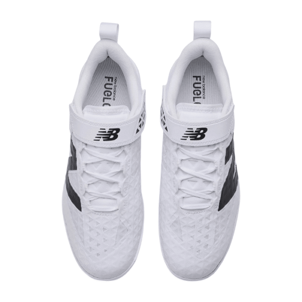 New Balance FuelCell 4040 v8 Moulded Cleats (White) | PL4040W8 - Image 4