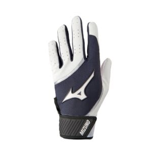 Mizuno Youth MVP Batting Gloves - White/Grey