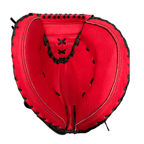 Baseline Diamond Sports Youth Catchers Mitt (Red) - Image 2