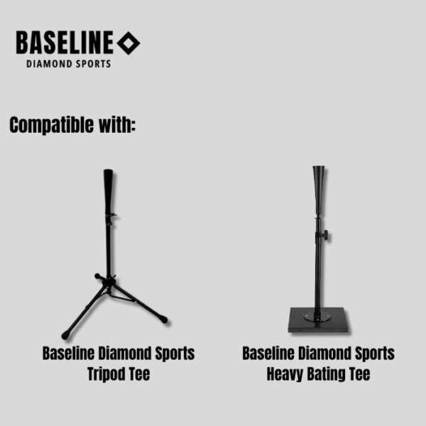 Baseline Diamond Sports Batting Tee Replacement Rubber Tee Top - Image 2
