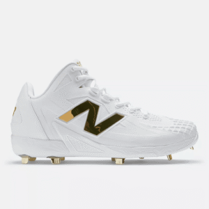 New Balance FuelCell Ohtani 1 Metal Cleats (White/Gold)