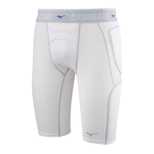 Mizuno RB Shield Padded Baseball Sliding Shorts | White