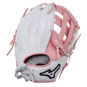 Mizuno MVP Prime 12" Fastpitch Softball Glove (White/Pink)