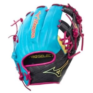 Mizuno Pro Select DynaCage 11.5" Infield Glove (Blue/Pink)