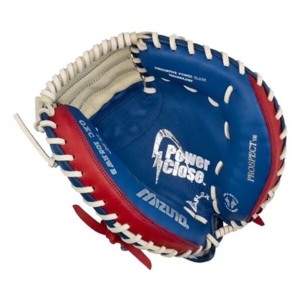 Mizuno GXC 105 RWB Prospect 32.5" Youth Baseball Catcher's Mitt - Image 2