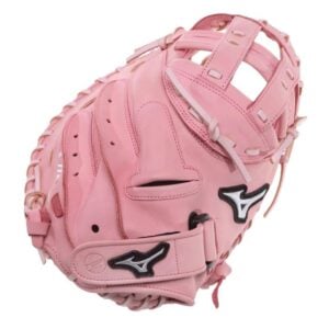 Mizuno MVP Prime 34" Fastpitch Catcher's Mitt | White/Pink
