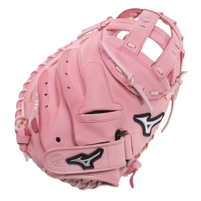 Mizuno MVP Prime 34" Fastpitch Catcher's Mitt | White/Pink