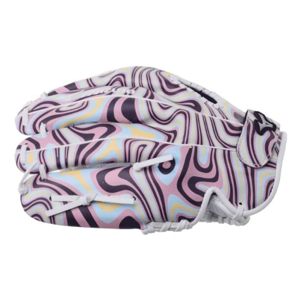 Mizuno Prospect Finch Youth 11.5" Fastpitch Softball Glove (Lavender Swirl) - Image 3