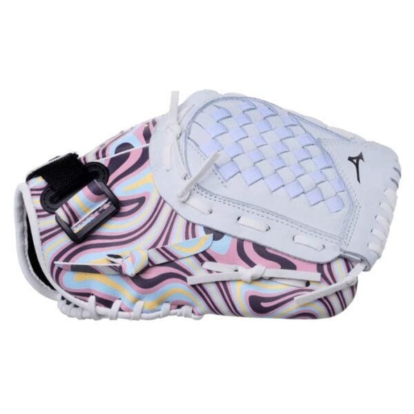 Mizuno Prospect Finch Youth 11.5" Fastpitch Softball Glove (Lavender Swirl) - Image 4