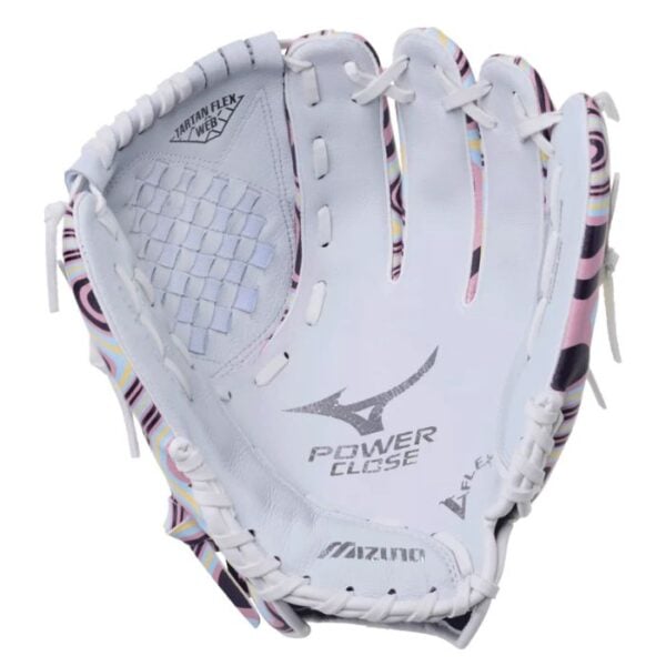Mizuno Prospect Finch Youth 11.5" Fastpitch Softball Glove (Lavender Swirl) - Image 2