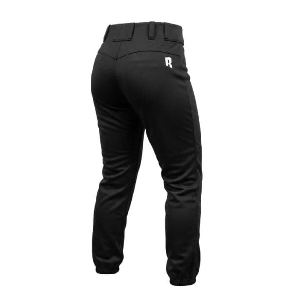 Recken Nova Women's Black Baseball/Softball Pants - Image 2